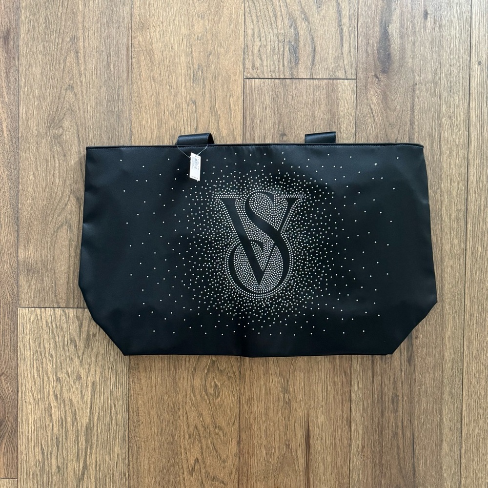 Victoria's Secret Black Crystal Tote Bag Collection